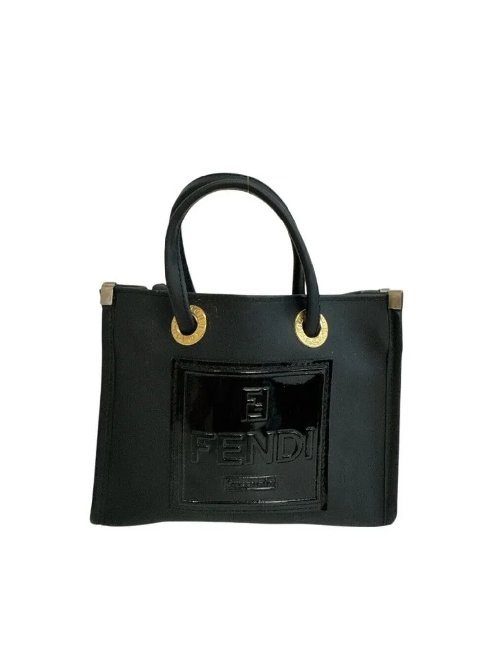 Fendi Pouch Mini Logo FF Handbag